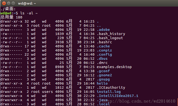Linux学习（一）：查看文件目录的几种常用方式