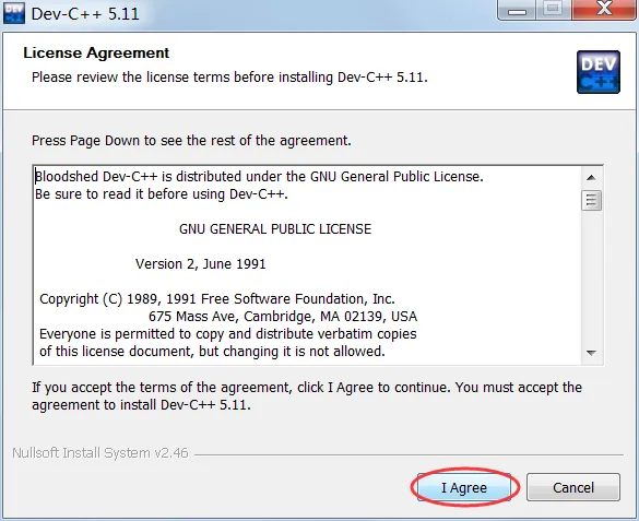 Dev C++下载安装教程-Windows零基础安装C语言编程软件完整步骤-5.11版图文详解与Hello World编译运行