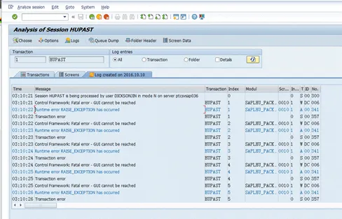 De.ion: C:.Dickson Work.BorgWarner Wuhan SAP Project.V - SAP Module Study.SAP LSMW.LSMW for HUPAST Error Msg - Runtime error RAISE_EXCEPTION has occurred -.Error Msg for HUPAST LSMW.GIF