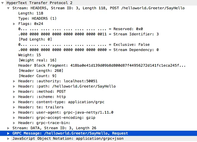 wireshark-grpc