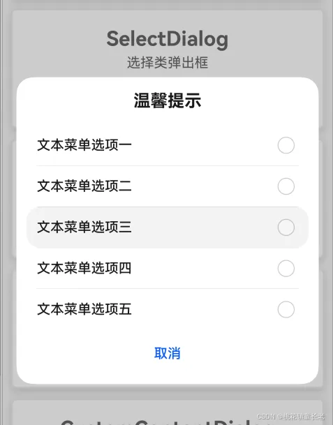 SelectDialog