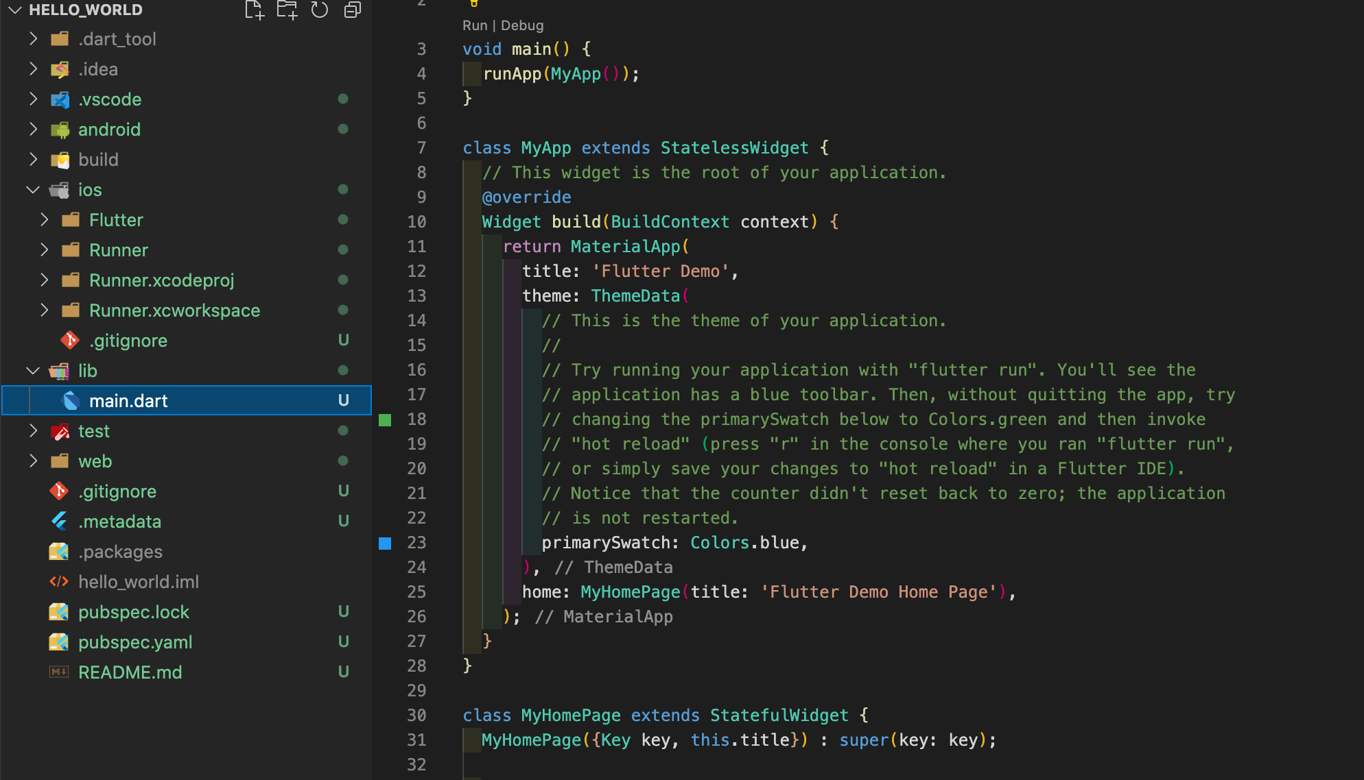 第一个 Flutter 应用之旅