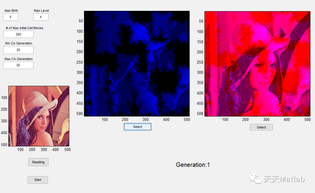 【元胞自动机】基于元胞自动机实现艺术图像处理附matlab代码