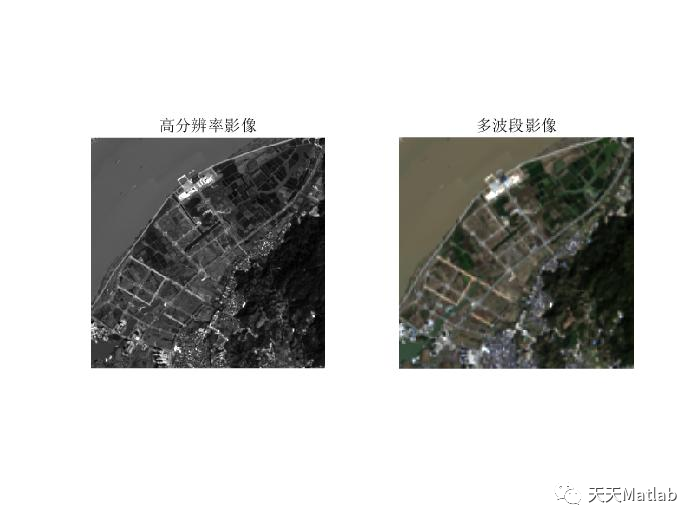 【图像融合】基于小波变换实现高分辨率全色图图像融合（含评价指标）附matlab代码