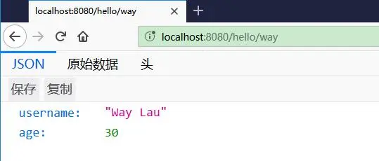 图2 /hello/way接口的返回内容