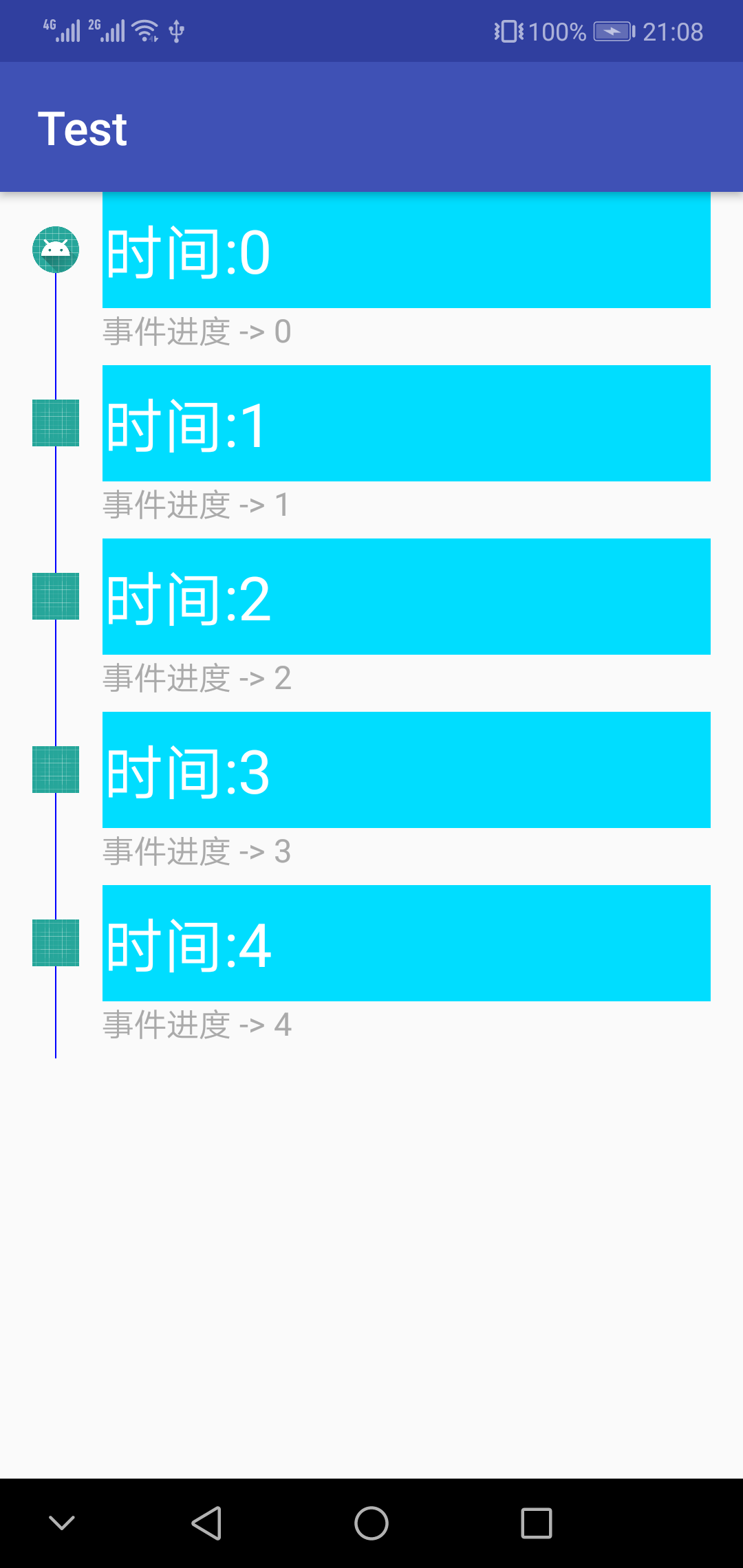 Android RecyclerView使用ItemDecoration刻画时间线/时间轴/时光轴timeline