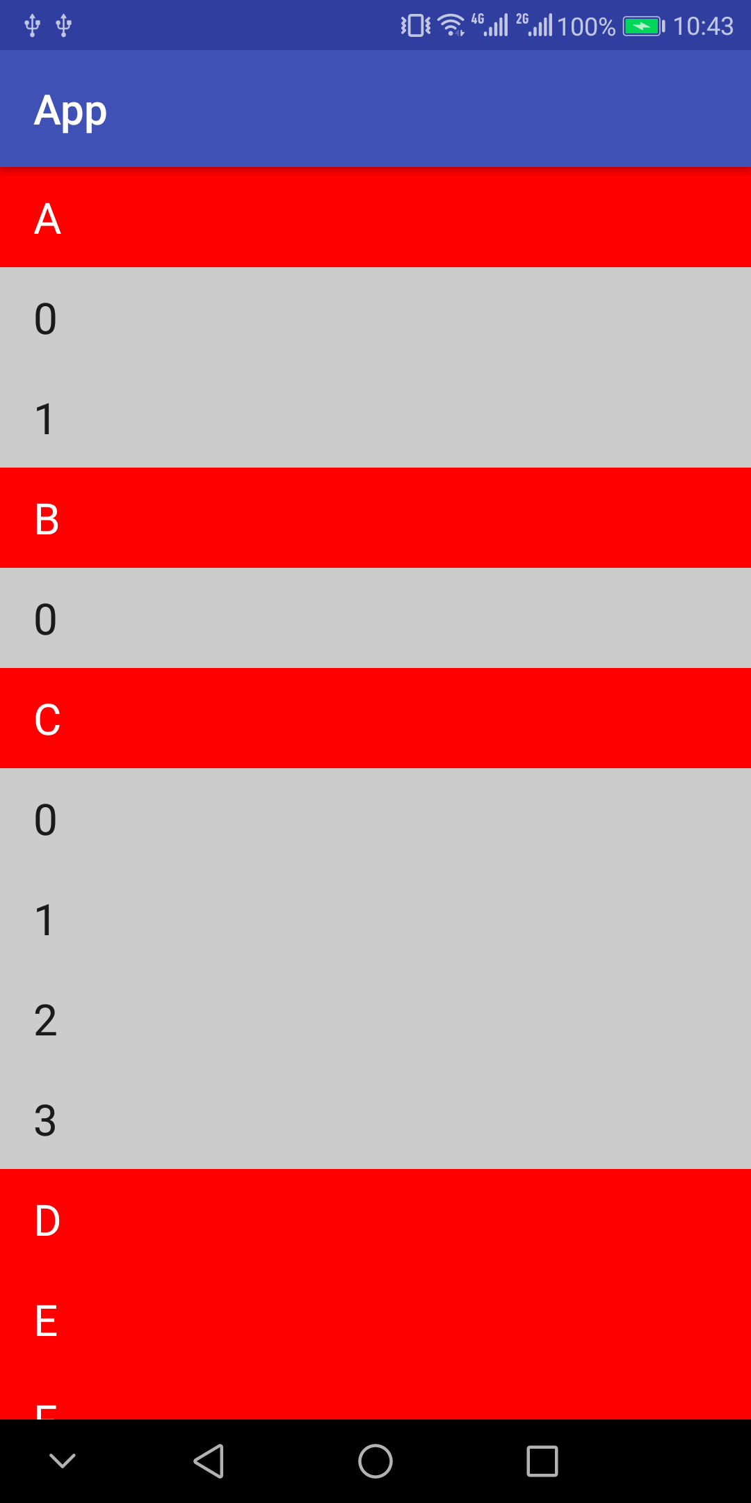 Android可收缩伸展的Expandable分组RecyclerView
