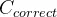 C_{correct}