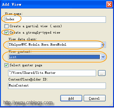 Asp.net MVC2.0系列文章-显示列表和详细页面操作