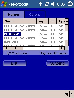Windows Mobile上的无线网络接入点扫描