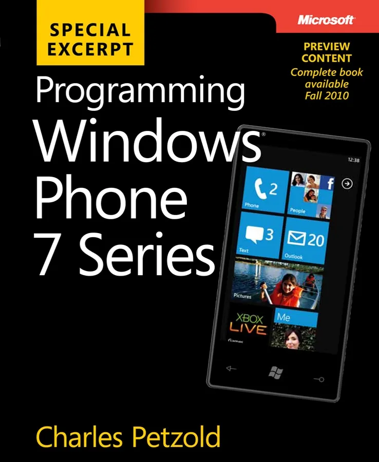 Programming Windows Phone 7 Series