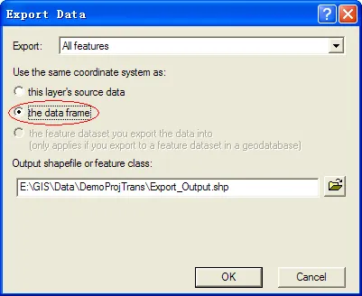 在ArcGIS <wbr><wbr>Desktop中进行三参数或七参数精确投影转换