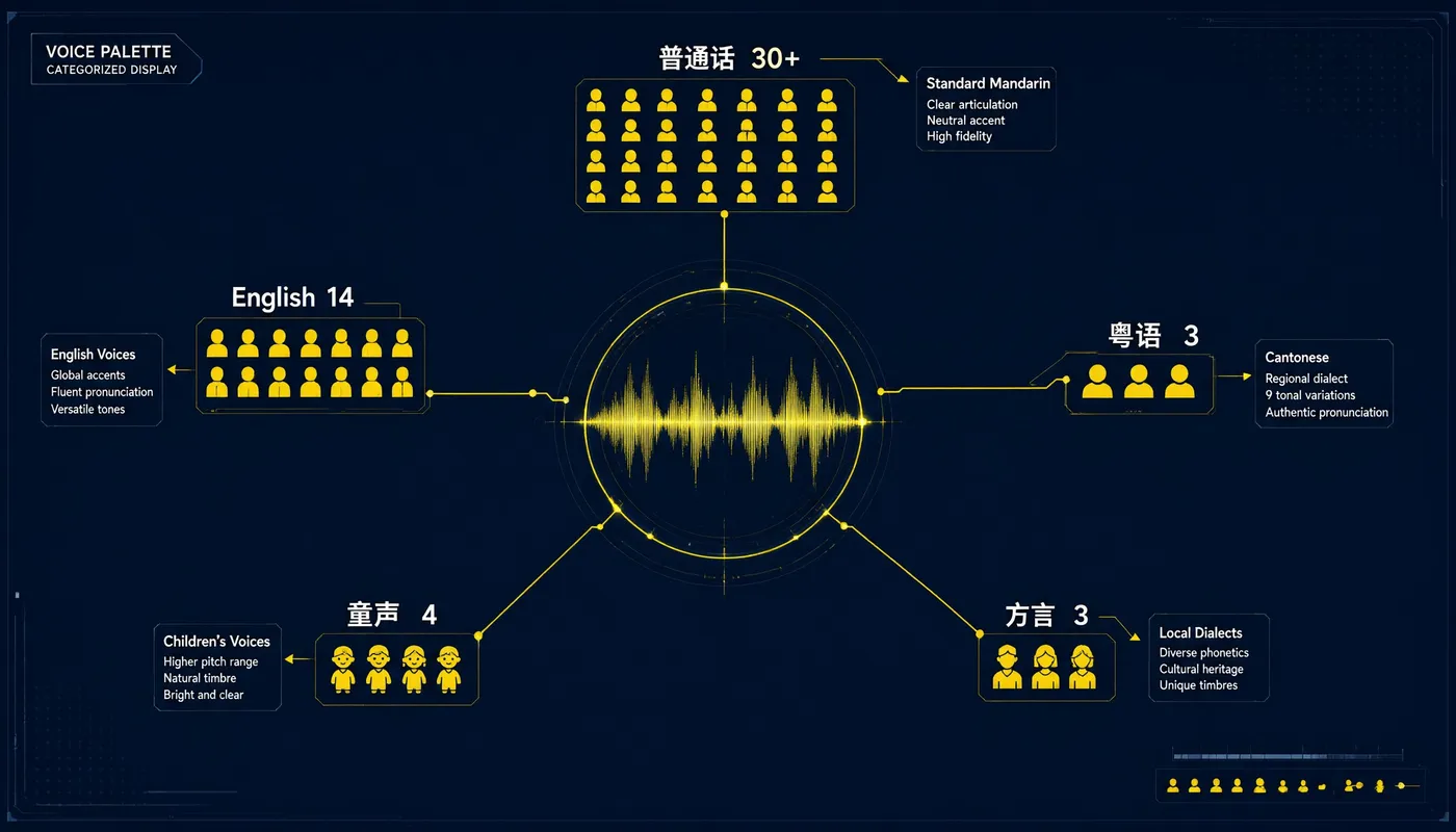 64个系统音色分布