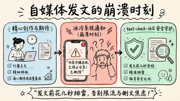 自媒体发文崩溃时刻与排雷守护
