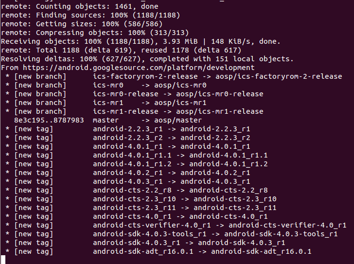 在Ubuntu下获取Android4.0源代码并编译(一)