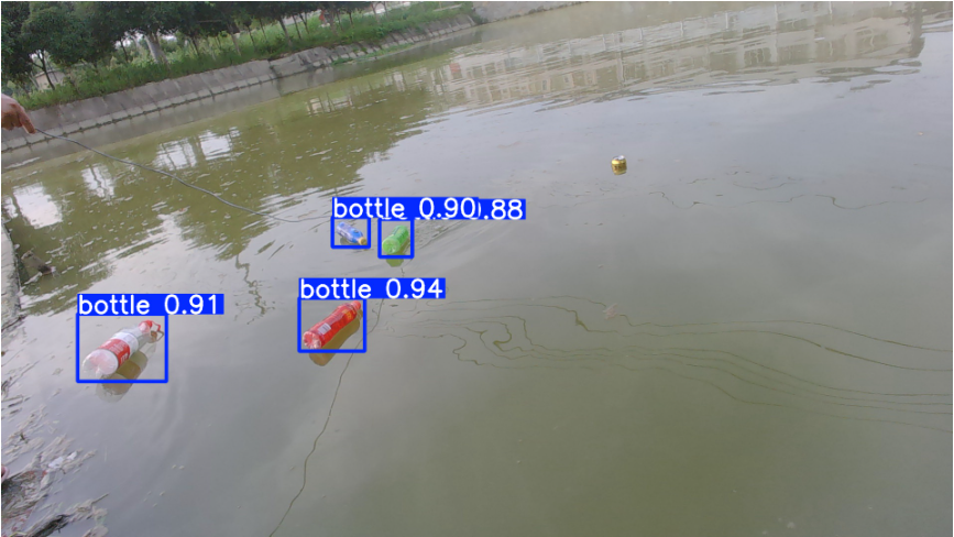 河道塑料瓶识别标准数据集 | 科研与项目必备（图片已划分、已标注）| 适用于YOLO系列深度学习分类检测任务【数据集分享】