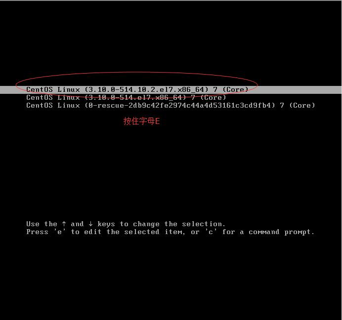 Centos7系统忘记root密码修改