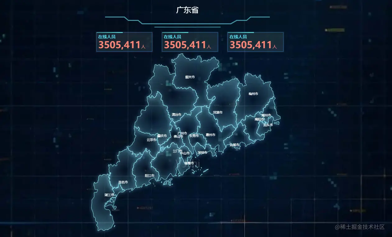 一文搞定echarts地图轮播高亮⚡