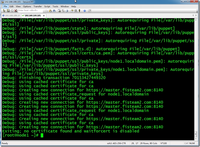 CentOS6.5+puppet3.7.3 安装、配置及测试
