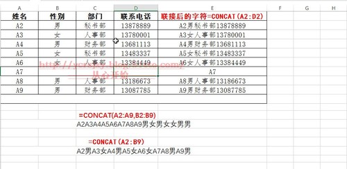 Excel 2016中的新增函数之CONCAT