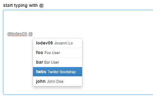 jquery弹出下拉列表插件（实现kindeditor的@功能）