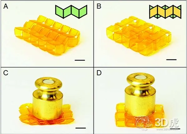 研究人员开发出3D打印可扩展折纸结构 可用于工程应用