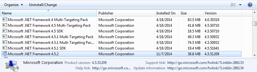 获取机器安装.NET版本的几种方式
