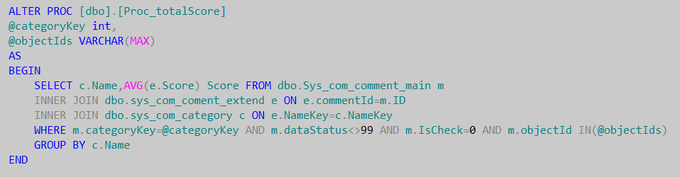 在sql server中建存储过程,如果需要参数是一个可变集合怎么处理?