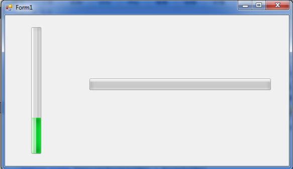 C# WinForm ProgressBar垂直显示进度和从右向左显示进度