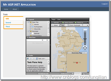 JQuery UI实现的垂直Tab 界面