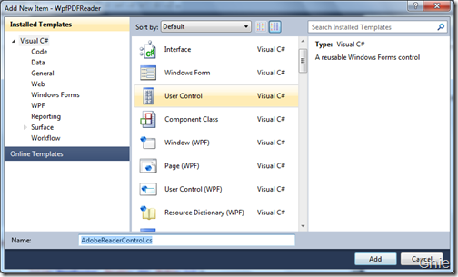 WPF 浏览PDF 文件
