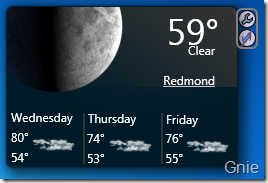 WPF 模拟Windows 7 气象组件