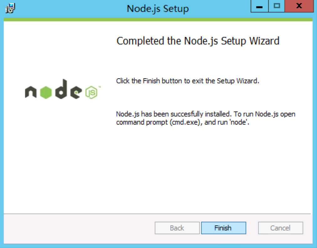 Windows 使用 Yeoman generators 创建 ASP.NET 应用程序