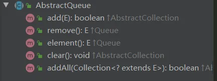 AbstractQueue的方法