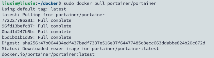docker安装portainer