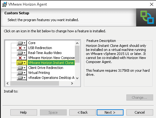 VMware Horizon View 7: Instant Clone Desktop Pool [Part 8]