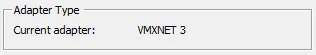 Horizon View - Template Adapter Type VMXNET 3