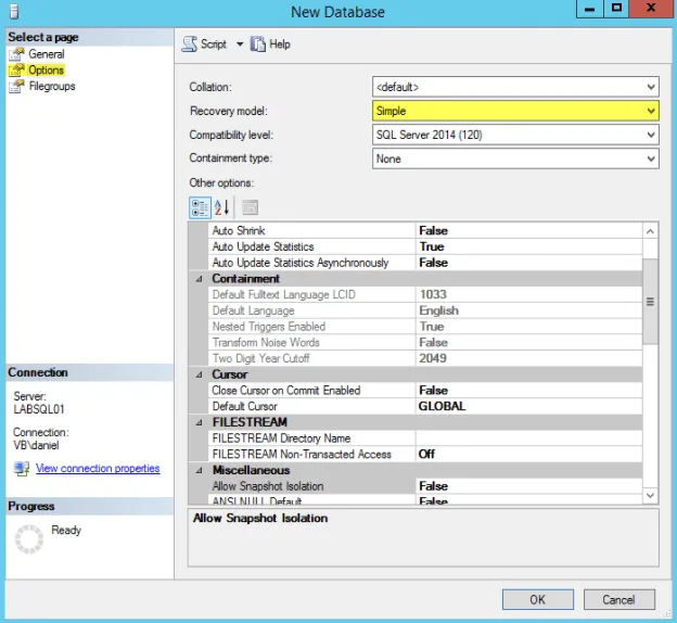 Horizon View 7 - 3 Set Recovery Mode to Simple