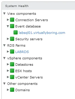 Log Insight - Events Database Setup