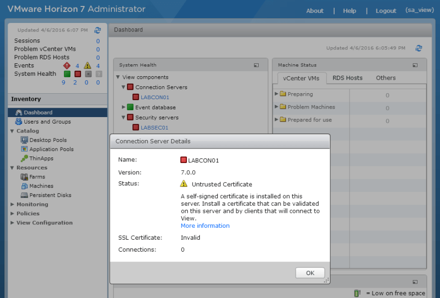 VMware Horizon View 7: Apply SSL Certificates [Part 2]