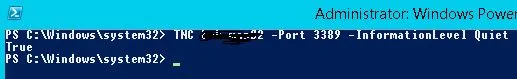 powershell tnc