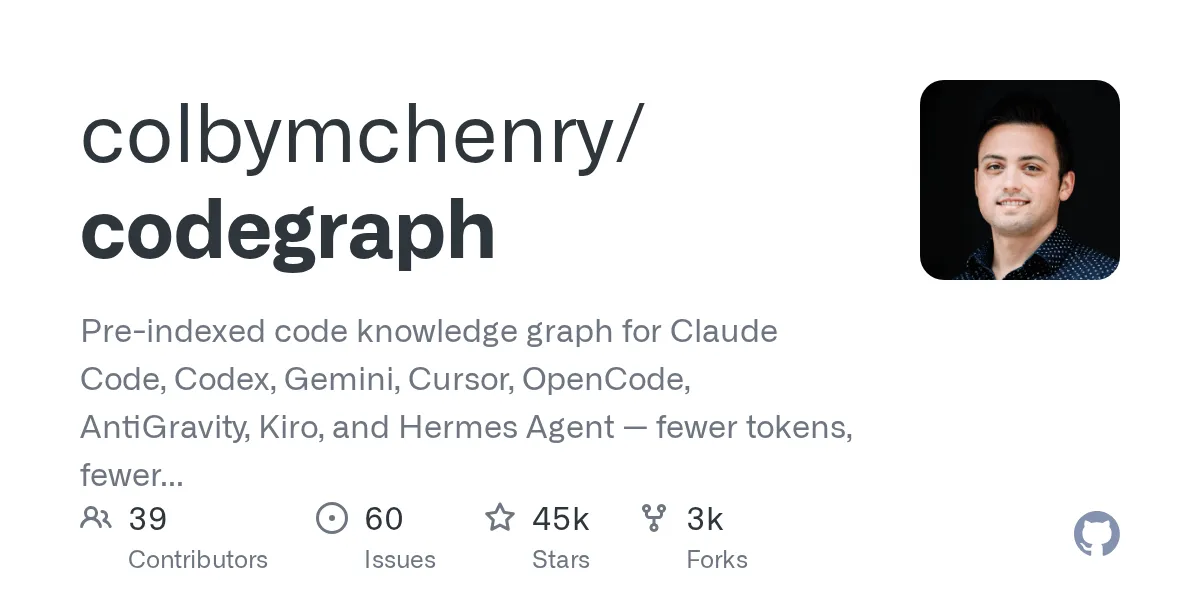 CodeGraph GitHub 仓库预览