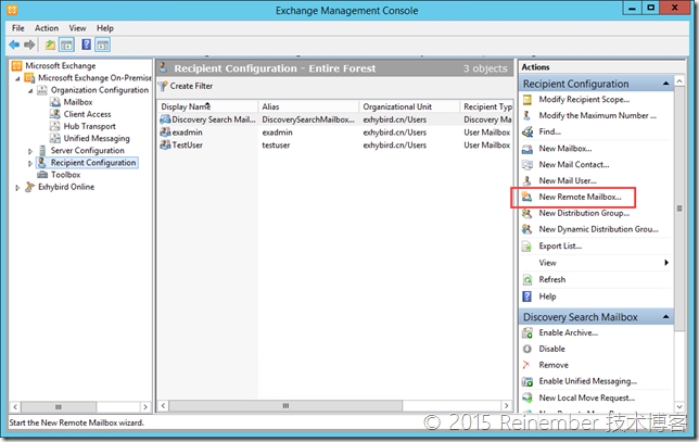 Exchange 2010与Exchange Online混合部署PART 6：邮箱测试