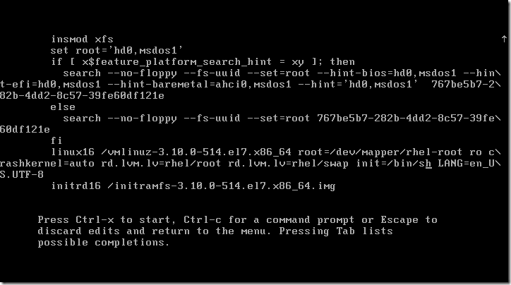 RHEL/CentOS 6/7重置root用户密码——方法与过程