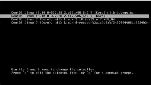 Centos 7 修改内核启动顺序