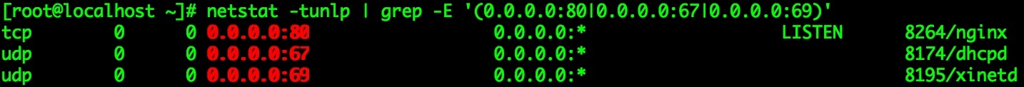 Nginx DHCP TFTP Kickstart搭建自动安装系统