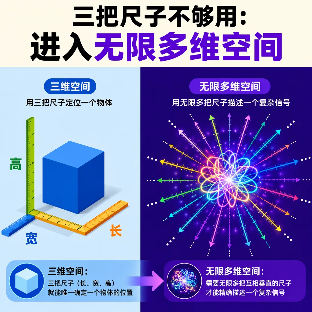 从长宽高三把尺子扩展到无数把尺子