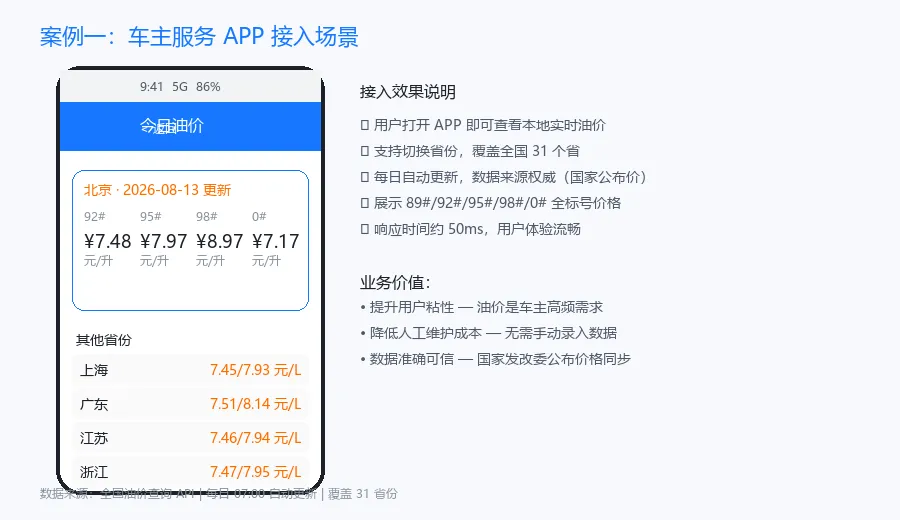 案例一：车主服务 APP 场景