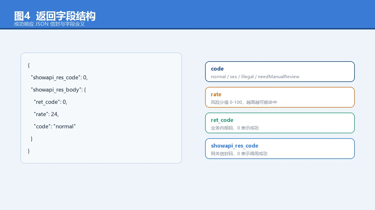 图4 返回字段结构