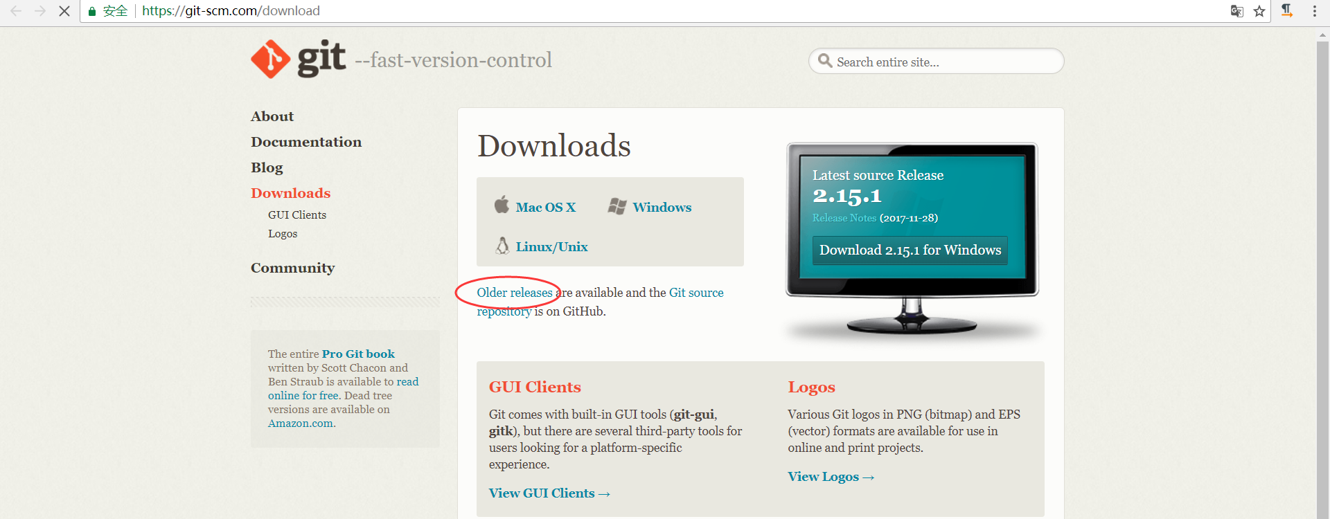 Git学习系列之Windows上安装Git详细步骤（图文详解）